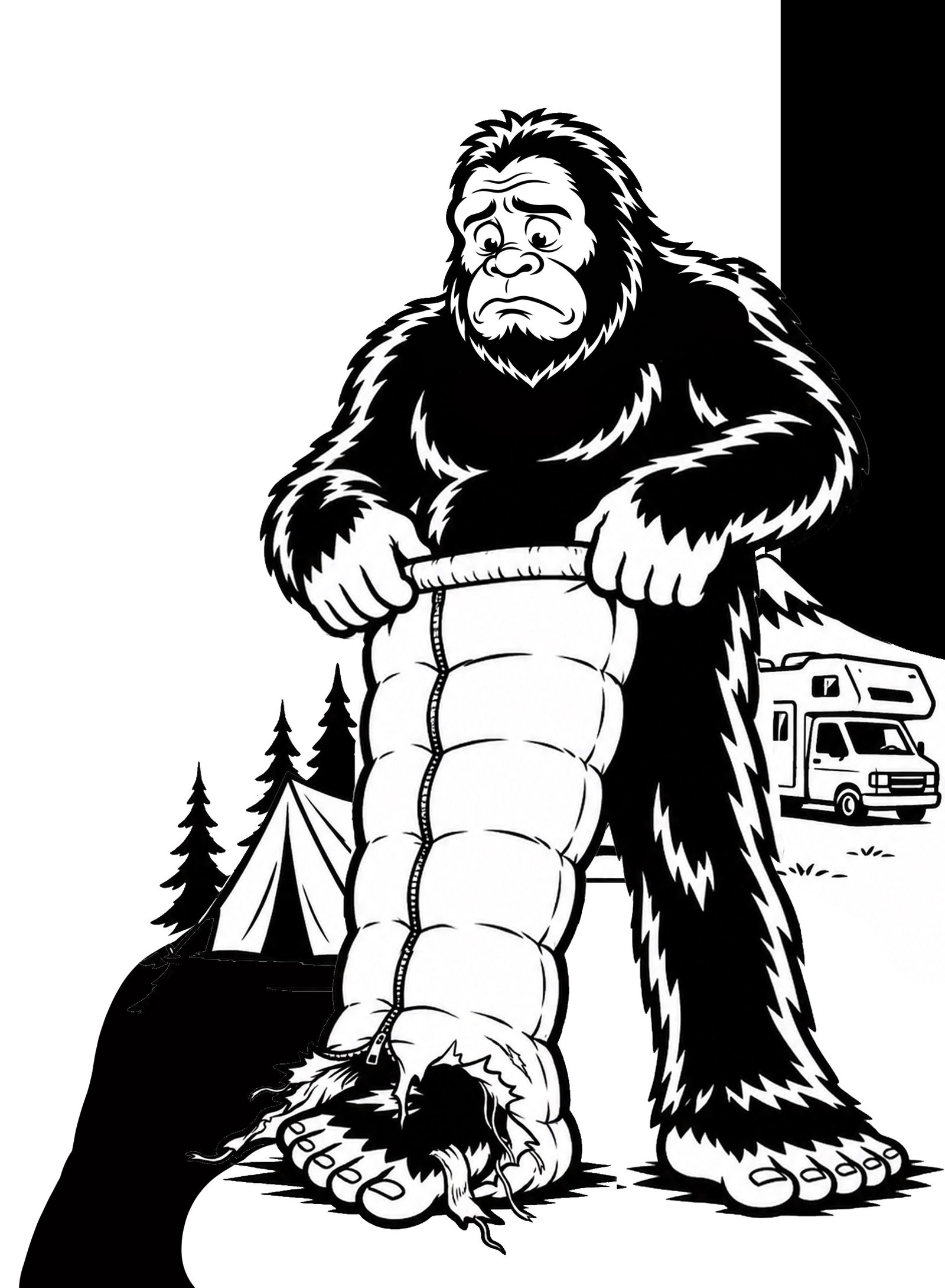 Bigfoot at Campground
