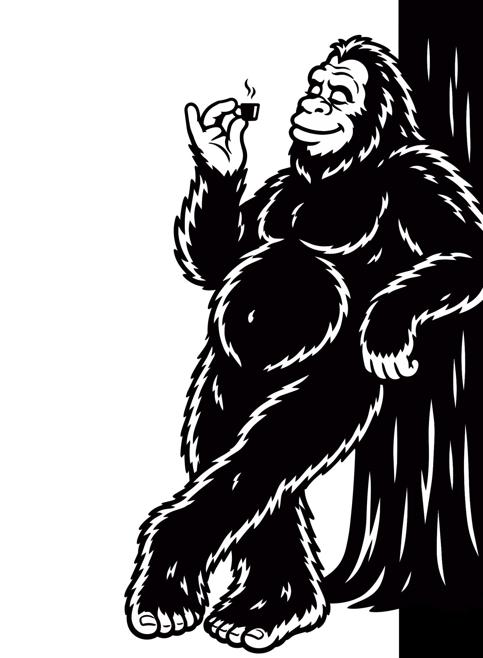 Bigfoot spotted at Coffee Shop