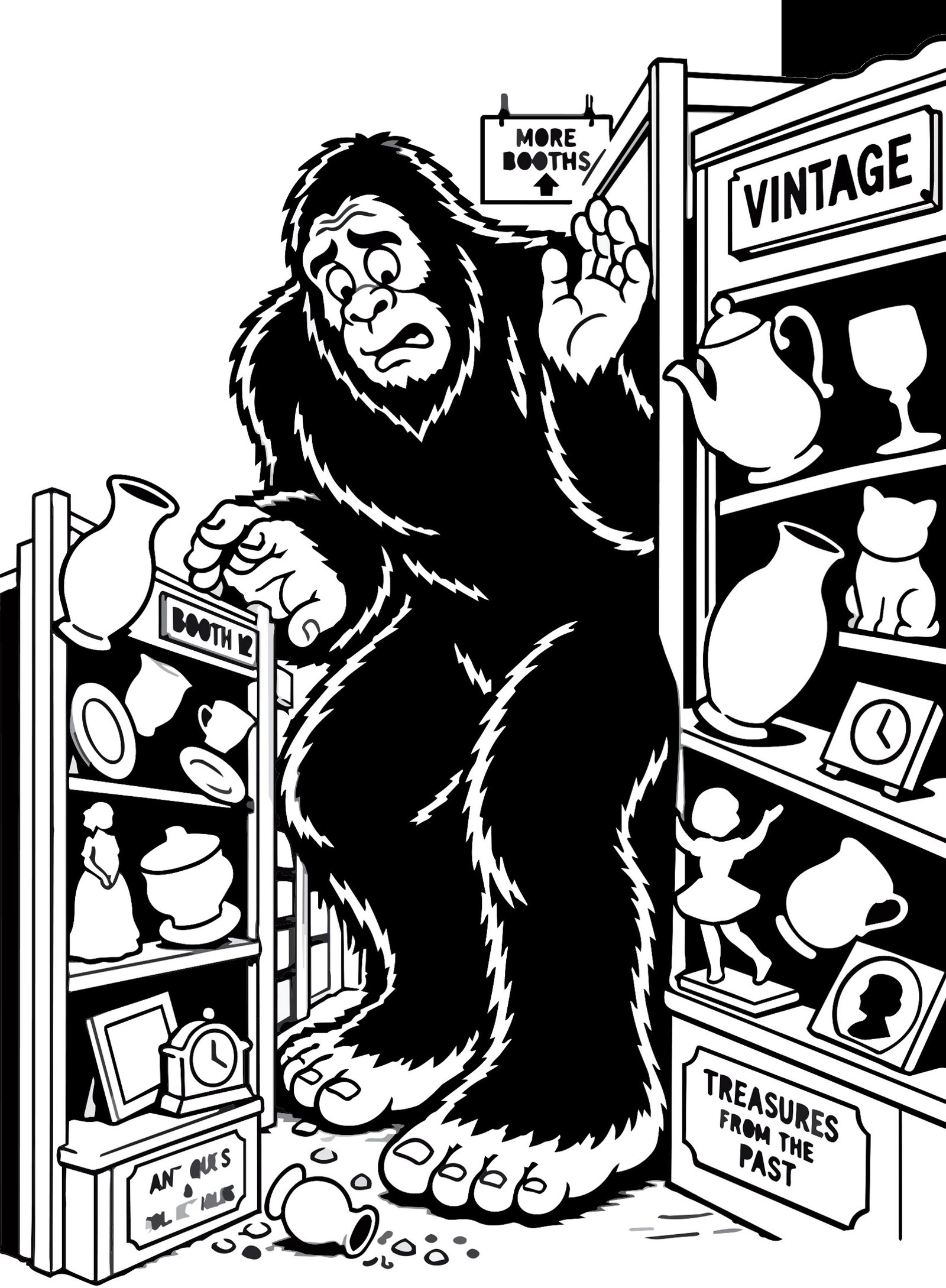 Bigfoot at Vendor Mall
